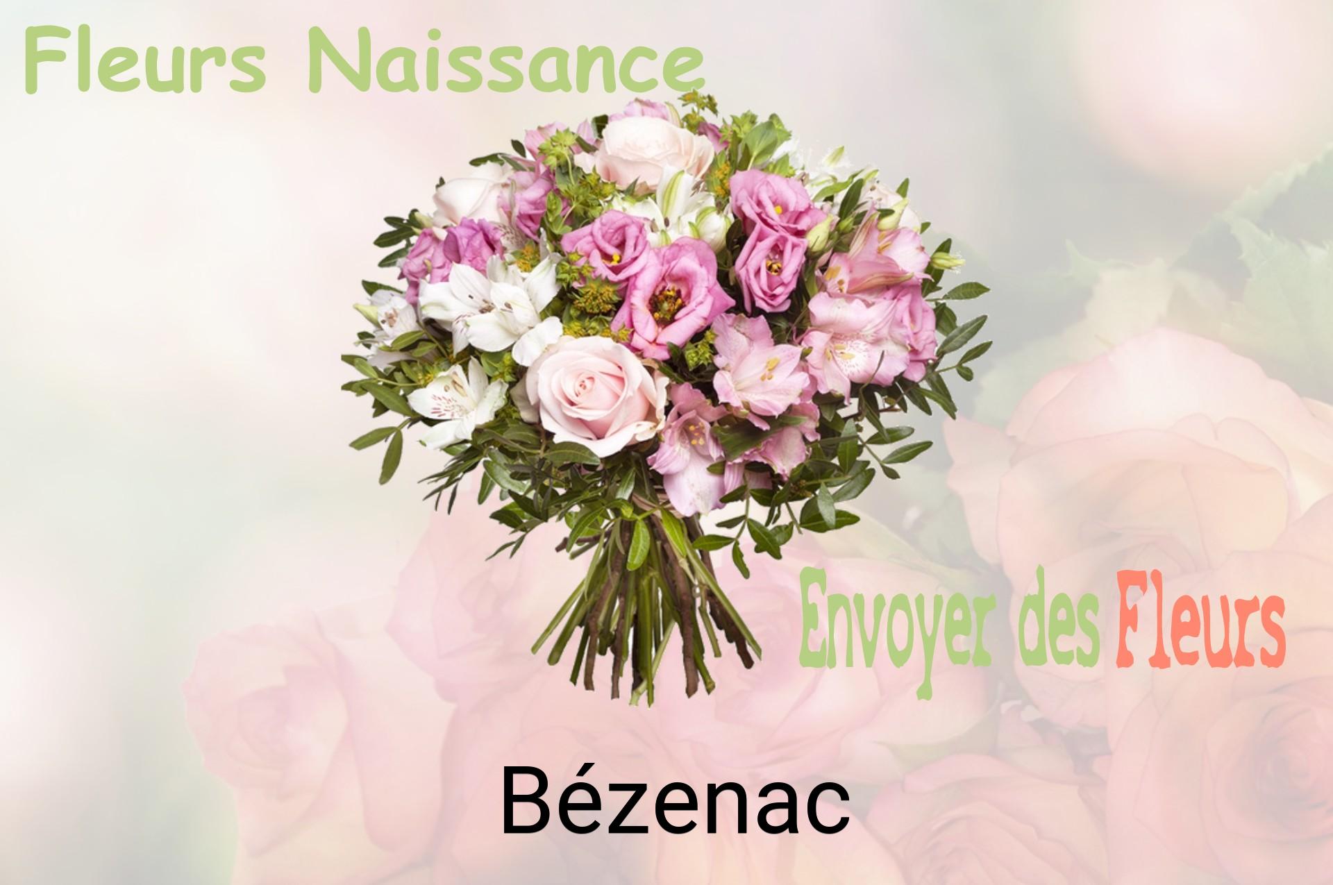 Bouquet de fleurs de naissance livré à Bézenac